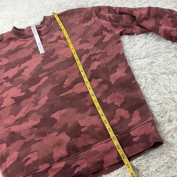 Lululemon Perfectly Oversized Crew Heritage 365 Camo Brier Rose Multi - Picture 4 of 6